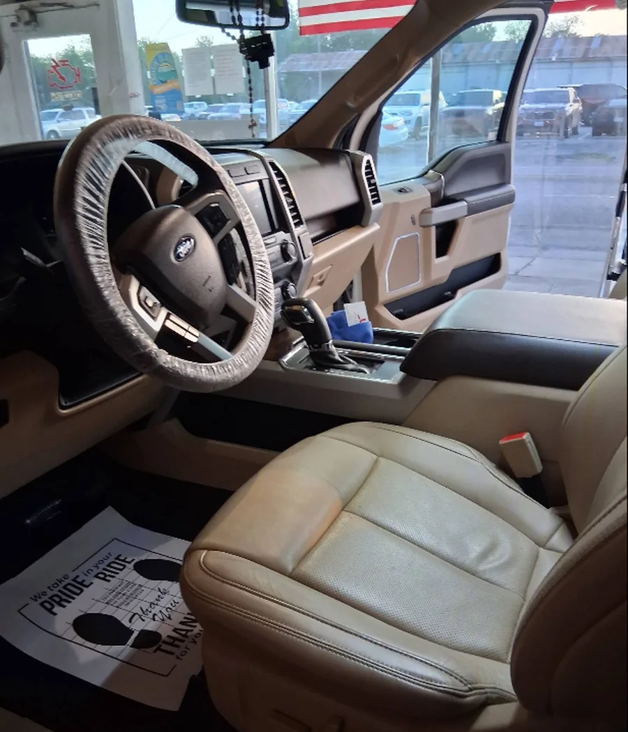 Detailed front interior